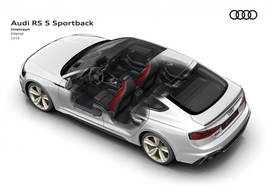 Схема Audi RS5 Sportback (B9) 2019 года  (WW) (фото 21 из 56)